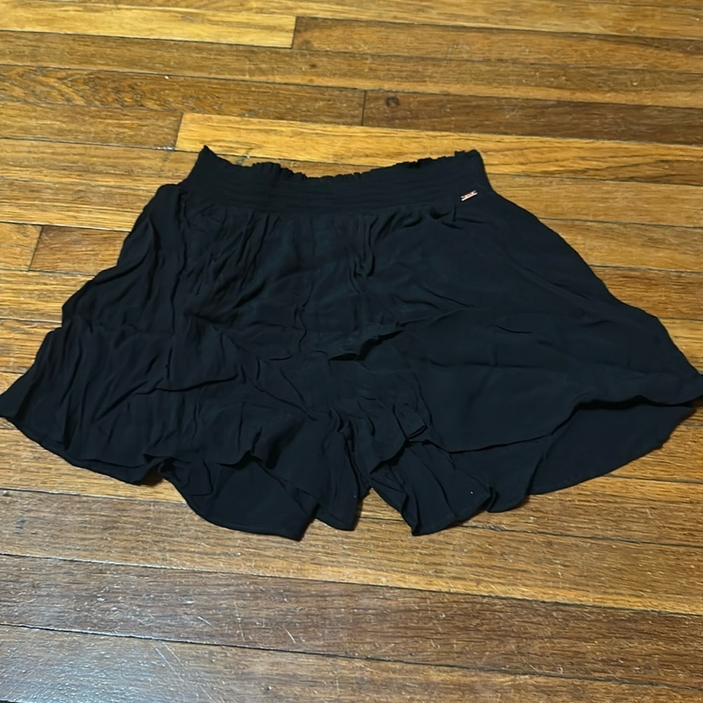 Victoria’s Secret “PINK” Pull On Shorts, Black, Flowy Fit, Sz Large